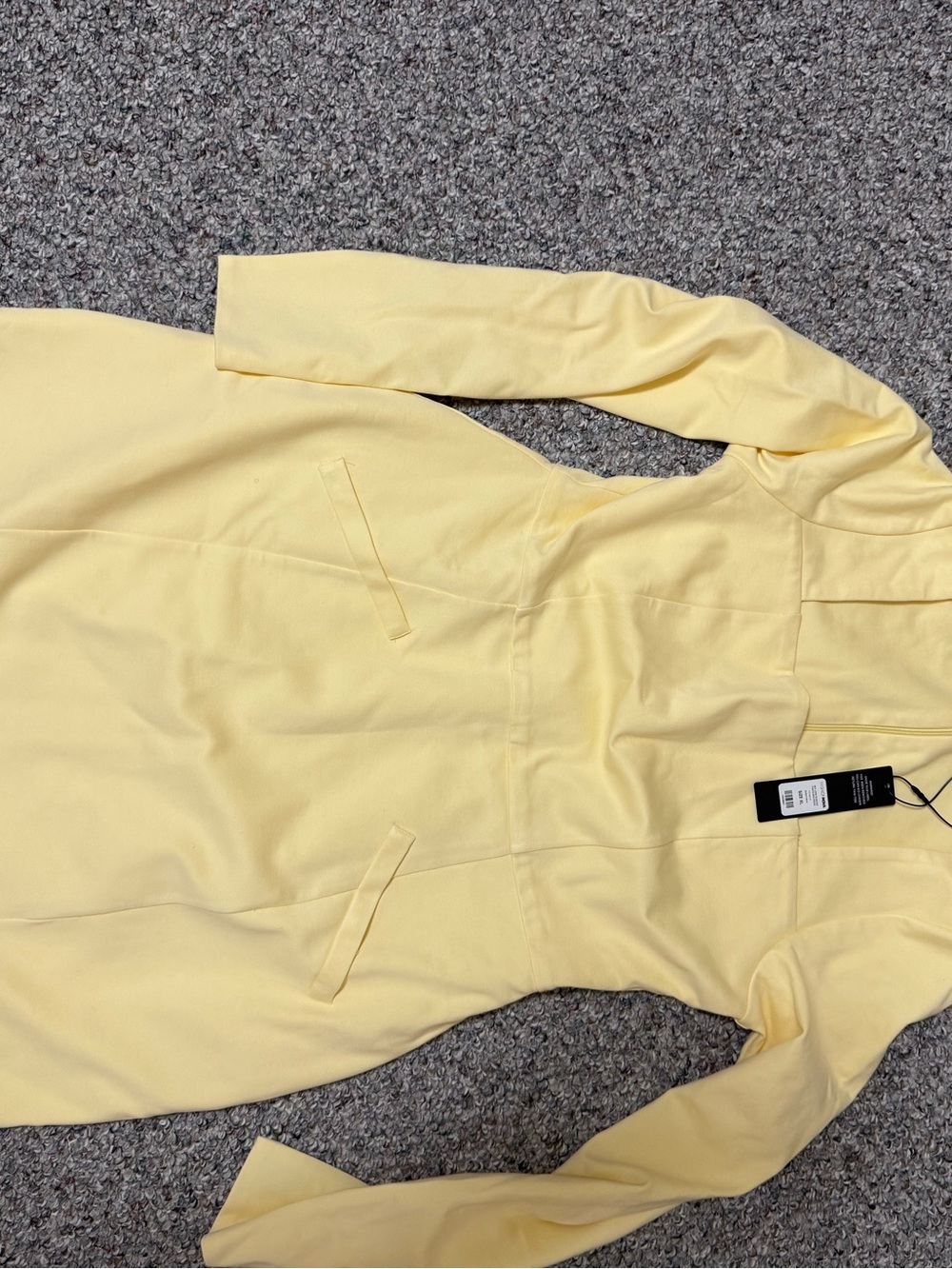 Women's Yellow Long Sleeve Dress
